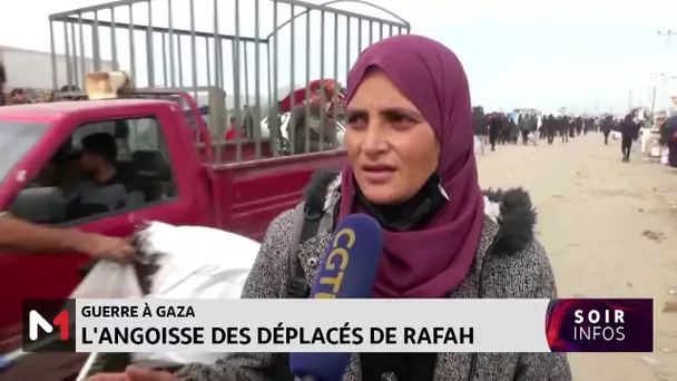 Guerre à Gaza: l´angoisse des déplacés de Rafah