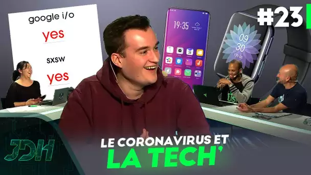 Les news Tech' et la vague d'annulation suite au coronavirus ... (avec @Hardisk ) | JDH #23