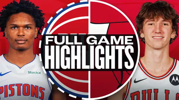 PISTONS at BULLS | FULL GAME HIGHLIGHTS | February 11, 2025