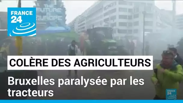 Colère des agriculteurs : Bruxelles paralysée par les tracteurs • FRANCE 24