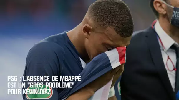 PSG : "Si Mbappé n'est pas là, c'est un gros problème" souligne Kevin Diaz