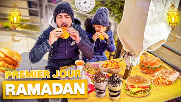 Le 1er jour de Ramadan !!! VLOG 🍔 ( on a mangé KFC 😂)