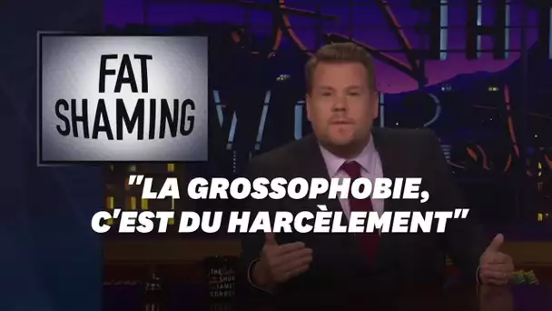 James Corden dénonce les propos grossophobes d'un confrère