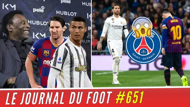 La presse espagnole envoie RAMOS avec MESSI au PSG !! PELÉ chambre RONALDO et MESSI !