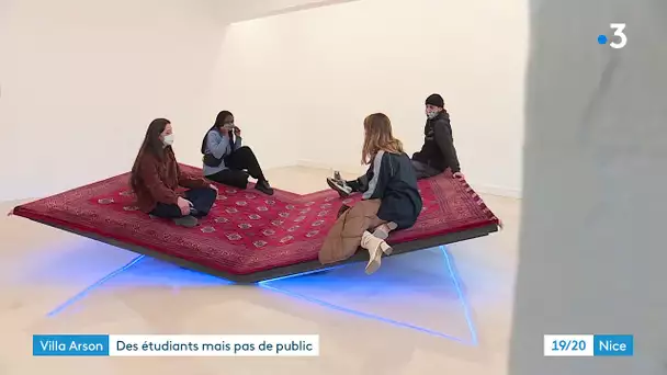 Les étudiants de la Villa Arson en mode confiné à Nice - Novembre 2020