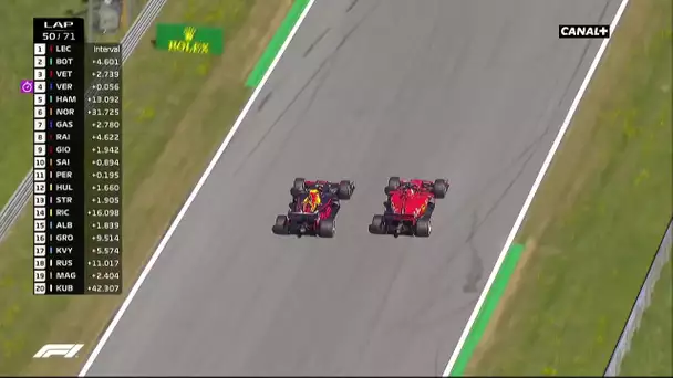 L'incroyable dépassement de Verstappen sur Vettel