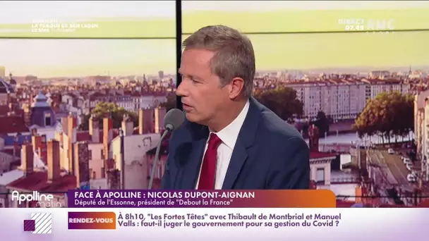 Nicolas Dupont-Aignan : "Je veux bien aussi avoir une heure d'antenne sur CNews"