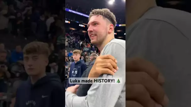 Luka Doncic after dropping 50 PTS & 15 AST on Christmas Day! 🎄 | #Shorts