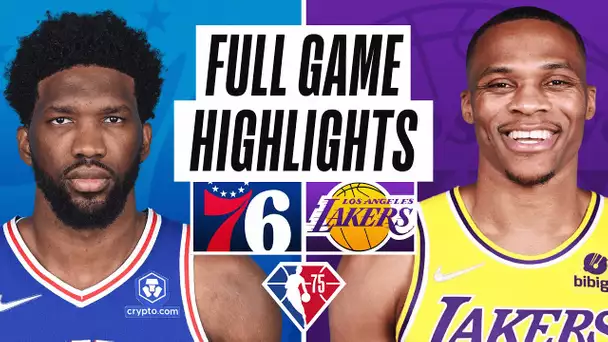 76ERS at LAKERS | FULL GAME HIGHLIGHTS | March 23, 2022