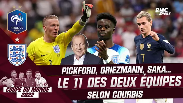 France - Angleterre : Pickford, Griezmann, Saka... le 11 des deux équipes selon Courbis