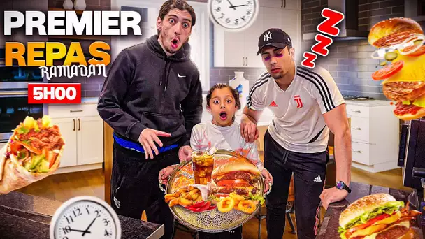 Mon 1er repas a 5h du matin ramadan VLOG 2022 ! ( j'avais trop faim)