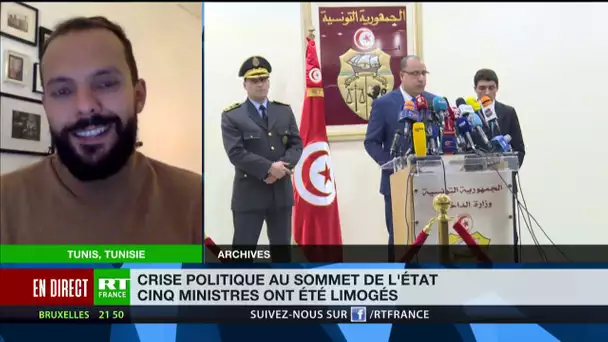 Tunisie : crise politique au sommet de l’état, cinq ministres limogés