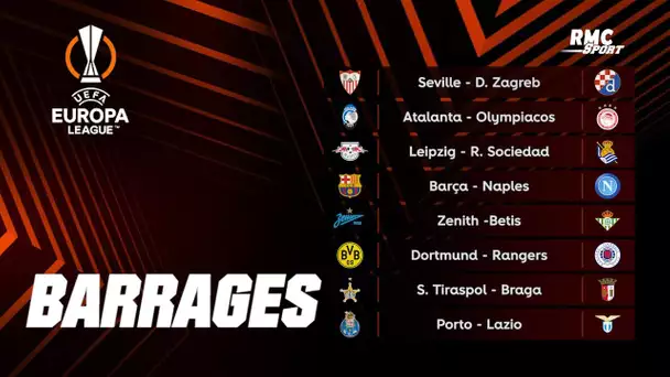 Ligue Europa : Le tirage au sort des barrages avec Barça - Naples