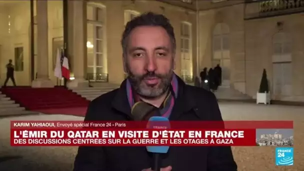 L'émir du Qatar en visite d'État en France • FRANCE 24