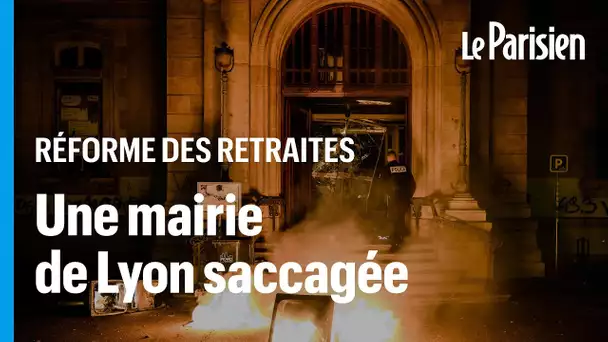 Réforme des retraites : une mairie de Lyon saccagées par des manifestants