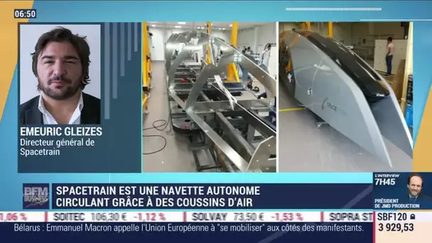 Emeuric Gleizes (Spacetrain) : Spacetrain, une navette autonome reliant Le Havre à Paris en 30 min