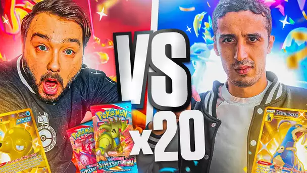 99,9% IMPOSSIBLE ! BATTLE OUVERTURE DE BOOSTERS POKEMON SEINHOR9 VS DAVIDLAFARGEPOKEMON !