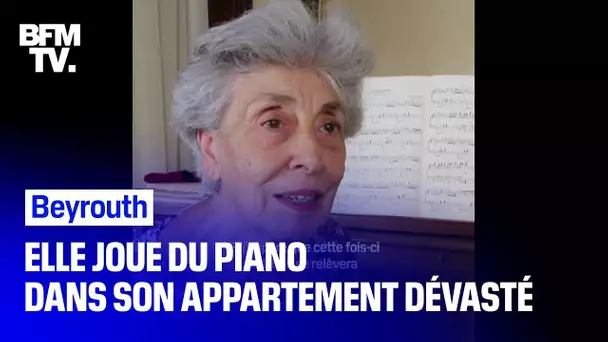 L'habitante de Beyrouth jouant du piano dans son appartement dévasté raconte son geste