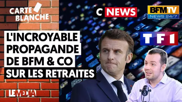 L'INCROYABLE PROPAGANDE DE BFM & CO SUR LES RETRAITES