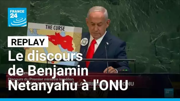REPLAY - Le Premier ministre israélien Benjamin Netanyahu s'exprime à l'ONU • FRANCE 24