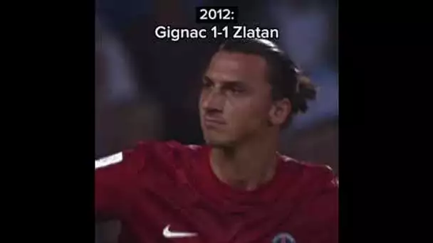 Le duel entre Gignac et Zlatan 😱 #ligue1 #ligue1mcdonalds #om #psg #leclassique #topgoals
