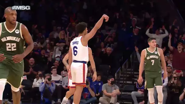 Quentin Grimes Breaks Knicks Rookie 3PT Record In His First Start!