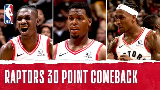 Raptors Complete The Largest Comeback in Franchise-History!