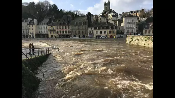 Quimperlee sauve par les barrieres anti crues
