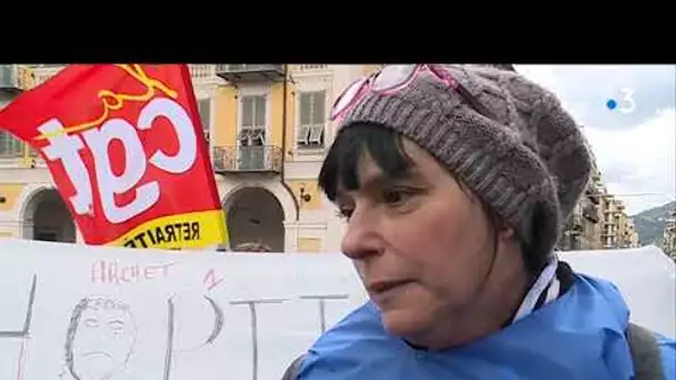 Malaise à l'hôpital : Parole de soignant lors d'une manifestation à Nice, le jeudi 14 novembre.