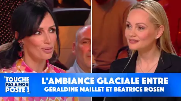 L'ambiance glaciale entre Géraldine Maillet et Béatrice Rosen dans TPMP !