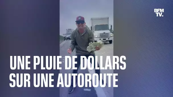 À San Diego, des liasses de dollars s'échappent sur l'autoroute