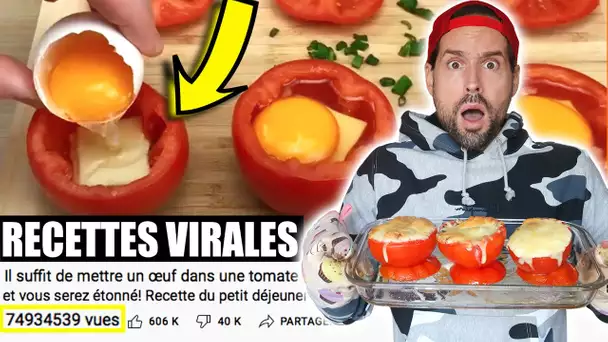 JE TESTE DES RECETTES VIRALES (une journée dans mon assiette) - HUBY