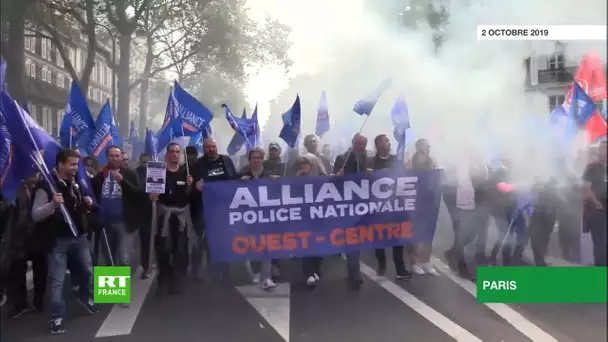 Marche nationale de la police : pari tenu pour l'intersyndicale à Paris