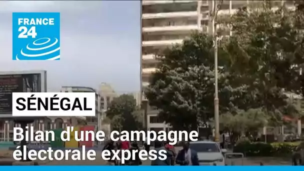 Présidentielle au Sénégal : bilan d'une campagne électorale express • FRANCE 24