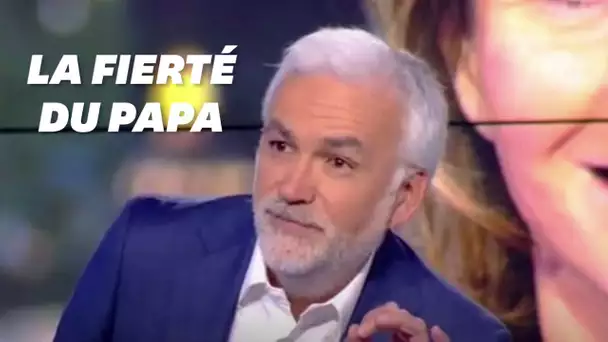 Ému, Pascal Praud apprend en direct que sa fille à eu le bac