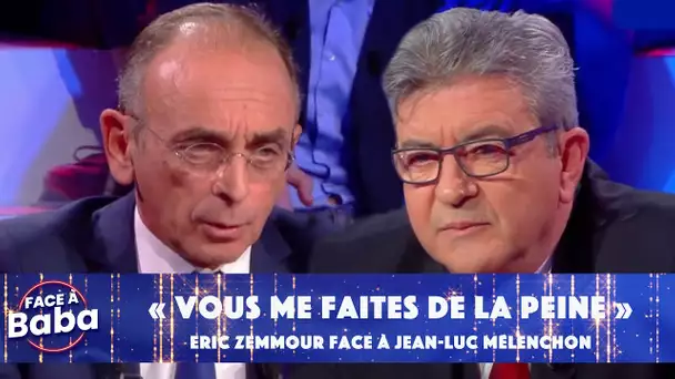 "Vous me faites de la peine" : Eric Zemmour face à Jean-Luc Mélenchon