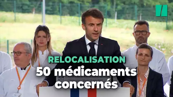 Macron annonce la relocalisation de cinquante médicaments en France