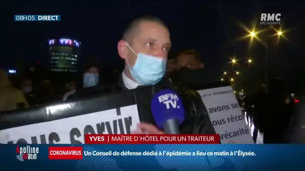 Des ralentissements provoqués par une opération escargot des patrons de boites et intermittents