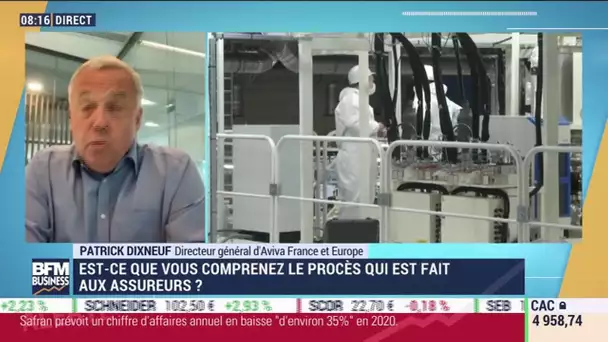 Patrick Dixneuf (Aviva) : Est-ce que vous comprenez le process qui est fait aux assureurs ?