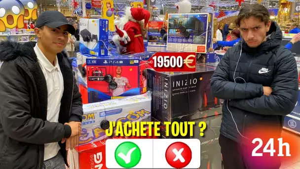 COTE À COMBIEN TU ACHÉTE TOUT PENDANT 24H ! 😱😨 ( avec un abonné)