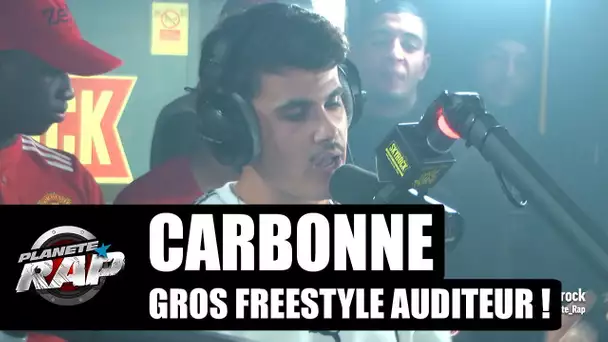 Carbonne   Pareil freestyle auditeur dans le studio #PlanèteRap