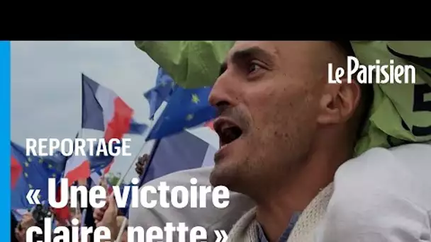 «J'ai pas dormi de la nuit » : au Champ de Mars, l'attente insoutenable des supporters de Macron