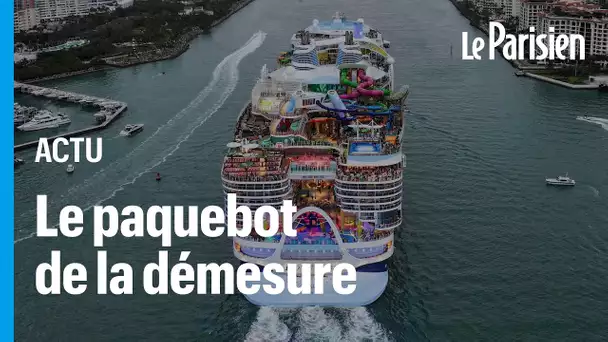 L'Icon of the Seas, le plus grand paquebot du monde, quitte Miami  pour sa première croisière