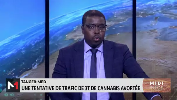 Tanger-Med :Une tentative de trafic de 3T de cannabis avortée