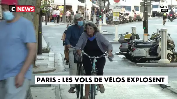 A Paris, les vols de vélos explosent