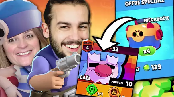 GAEL POUVOIR 10 ET SON GADGET GRACE A CETTE OFFRE ! PACK OPENING BRAWL STARS