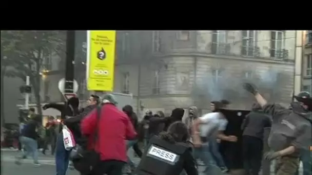 Les images des violents incidents à Nantes