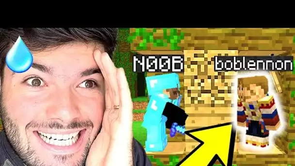 BOB LENNON TROLL MES ABONNES EN CACHE CACHE MINECRAFT ! (incroyable)