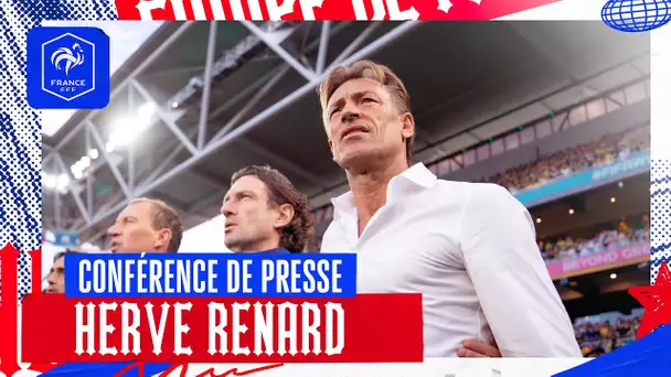 Hervé Renard en conférence de presse après Australie-France I FFF 2023