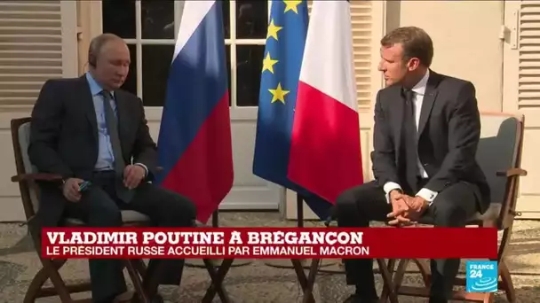 REPLAY - Syrie, Ukraine... Emmanuel Macron s'exprime devant Vladimir Poutine à Brégançon